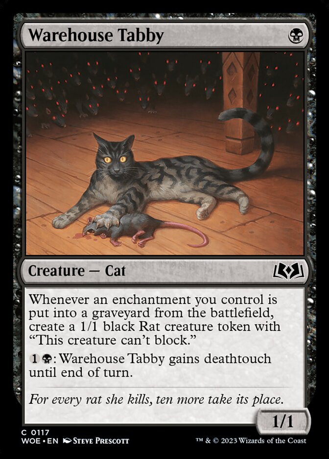 Warehouse Tabby - Wilds of Eldraine 117 (Foil)