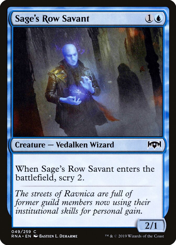 Sage's Row Savant - Ravnica Allegiance 49