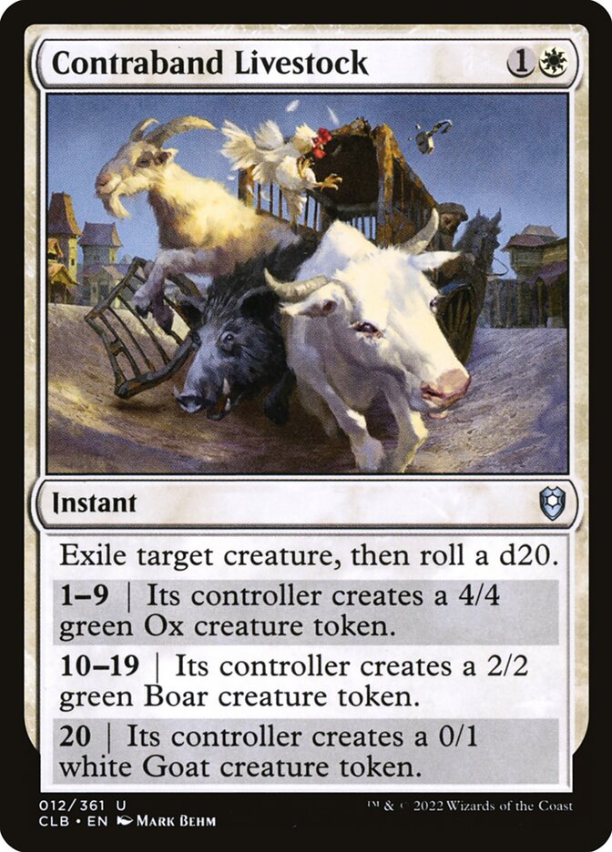 Contraband Livestock - CLB 12
