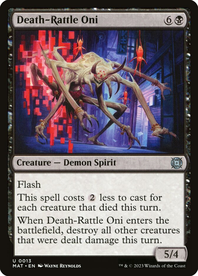 Death-Rattle Oni - March of the Machine: The Aftermath 13 (Foil)