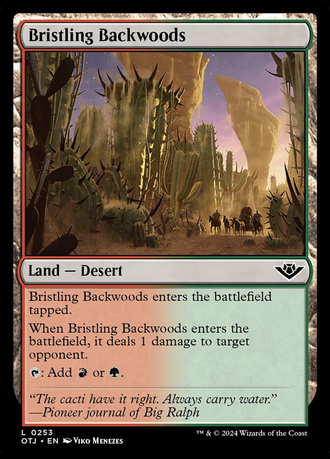 Bristling Backwoods - Outlaws of Thunder Junction 253