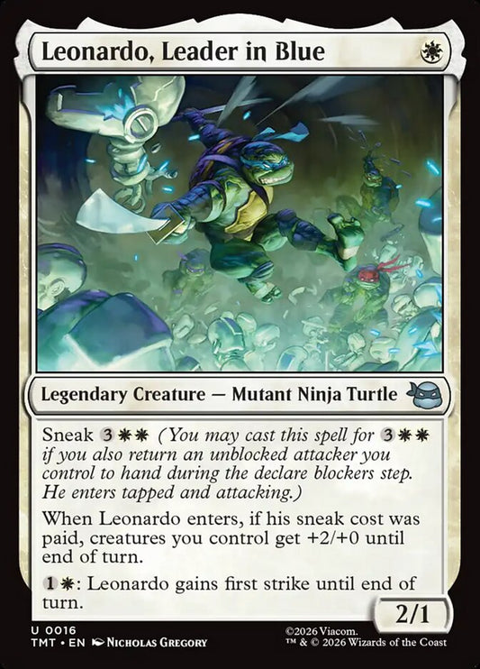 Leonardo, Leader in Blue - TMT 16  (Foil)