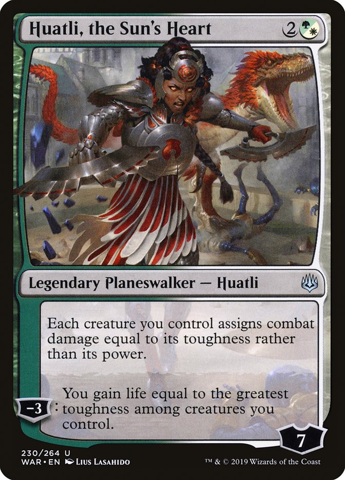 Huatli, the Sun's Heart - WAR 230