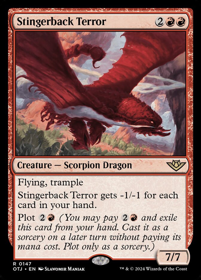 Stingerback Terror - OTJ 147