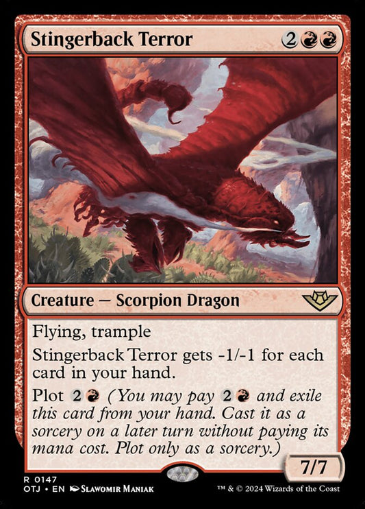 Stingerback Terror - OTJ 147