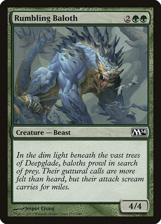Rumbling Baloth - M14 193  (Foil)