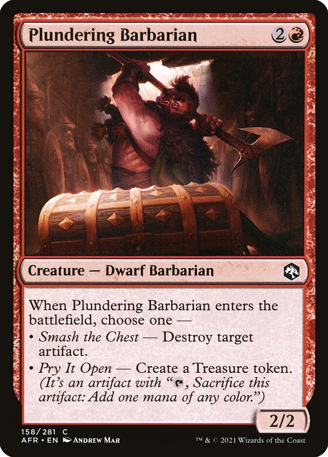 Plundering Barbarian - AFR 158  (Foil)
