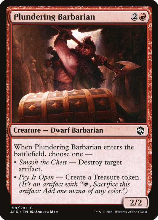 Plundering Barbarian - AFR 158  (Foil)