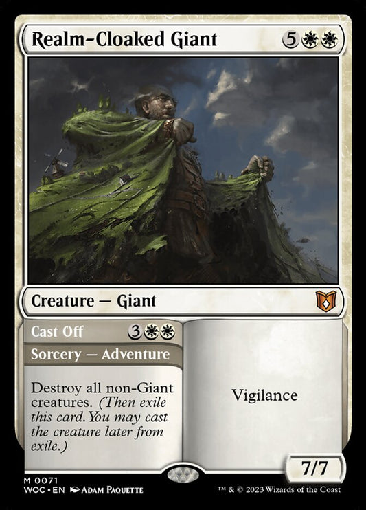 Realm-Cloaked Giant // Cast Off - WOC 71