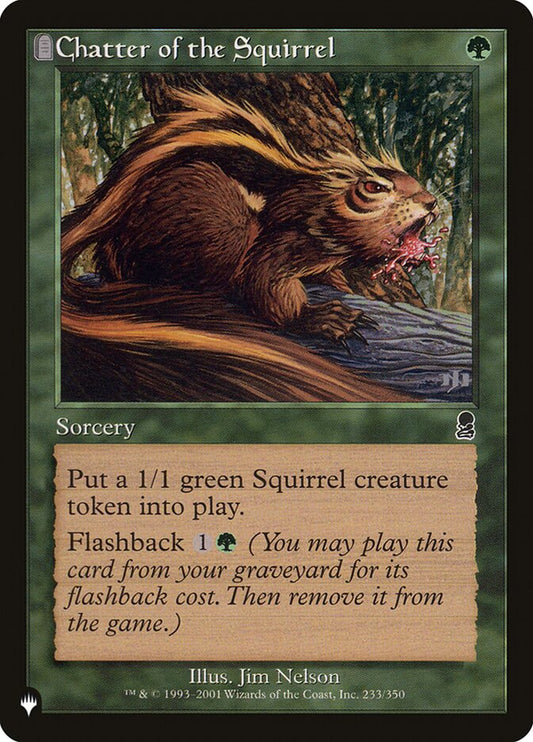 Chatter of the Squirrel - PLST ODY-233