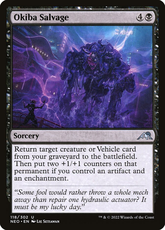 Okiba Salvage - Kamigawa: Neon Dynasty 118 (Foil)