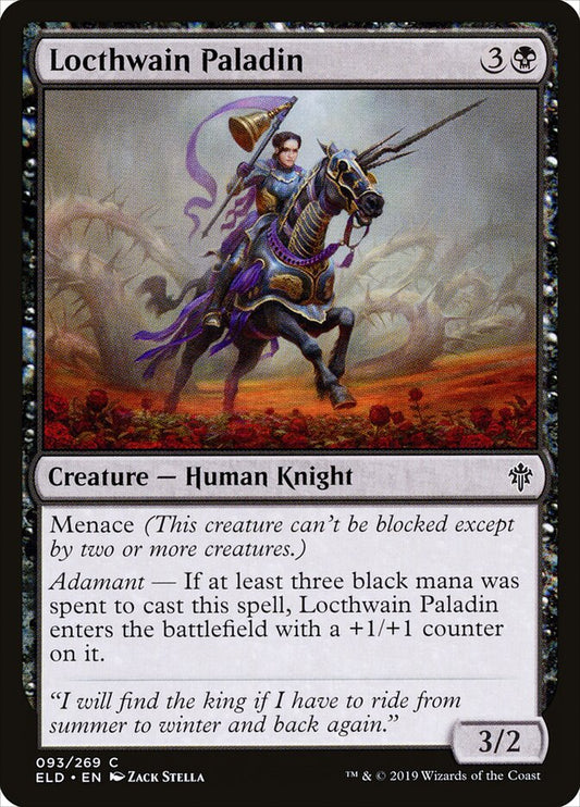 Locthwain Paladin - Throne of Eldraine 93 (Foil)