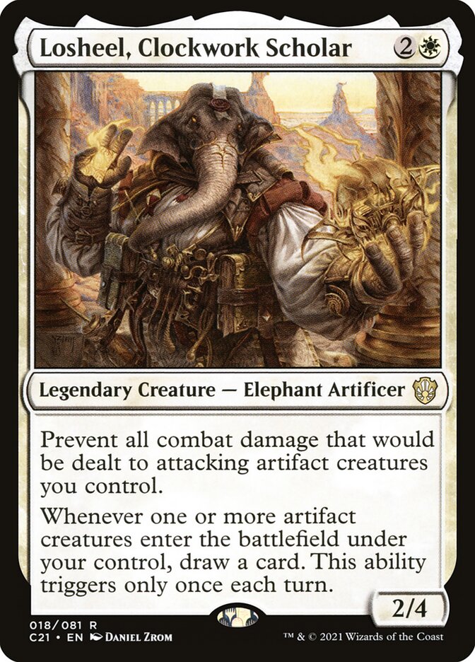 Losheel, Clockwork Scholar - Commander 2021 18