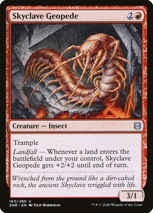 Skyclave Geopede - Zendikar Rising 163 (Foil)