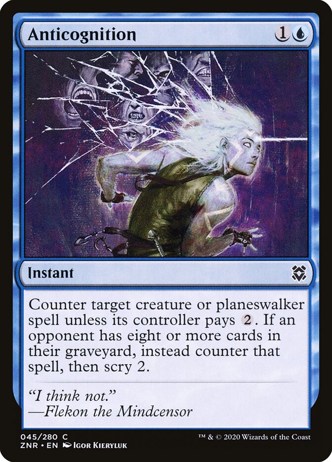Anticognition - Zendikar Rising 45 (Foil)