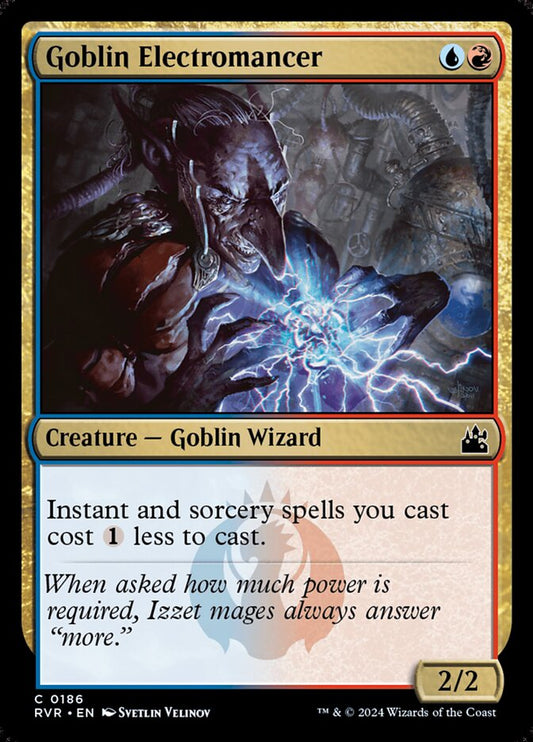 Goblin Electromancer - RVR 186  (Foil)