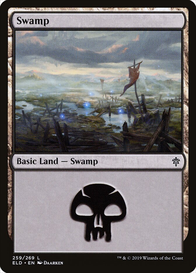 Swamp - Throne of Eldraine 259 (Foil)