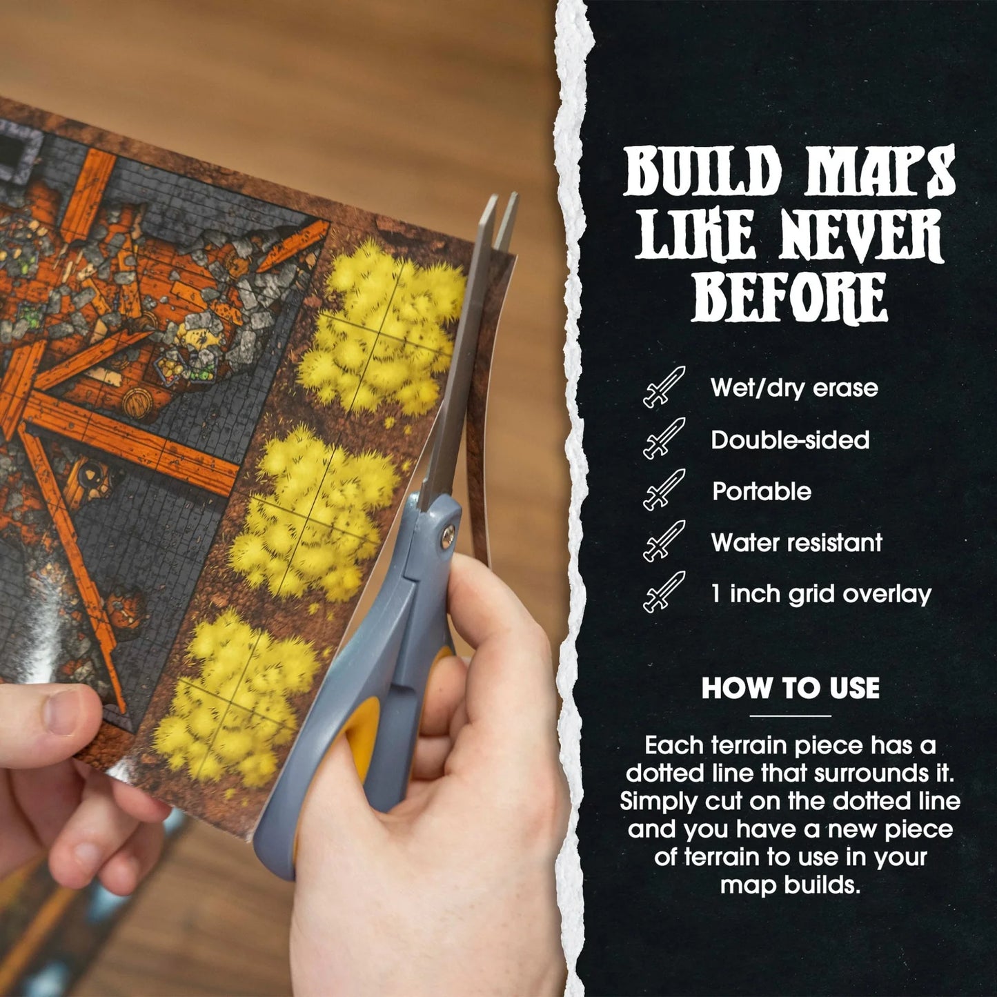 Dungeon Craft Volume I: Over 1,000+ Map Pieces Set (In Box)