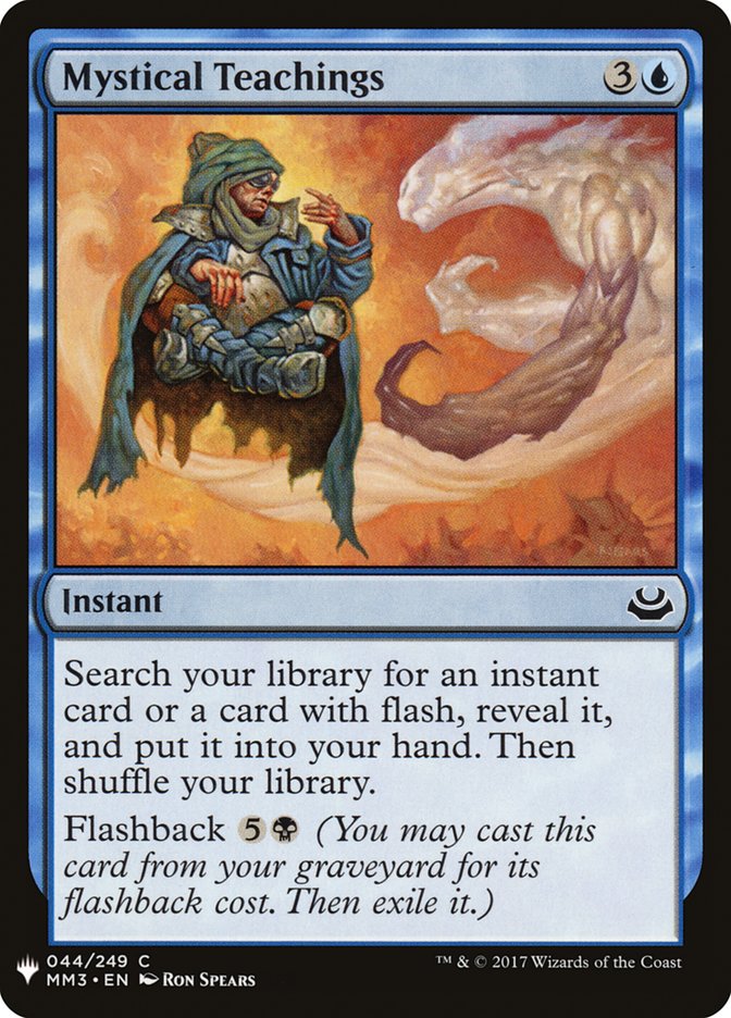 Mystical Teachings - The List MM3-44
