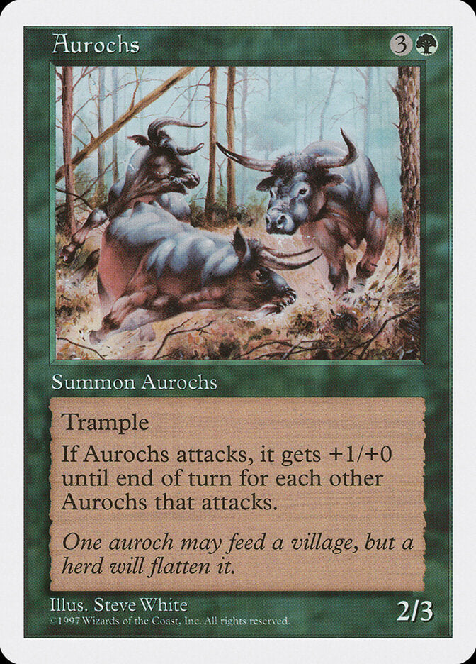 Aurochs - Fifth Edition