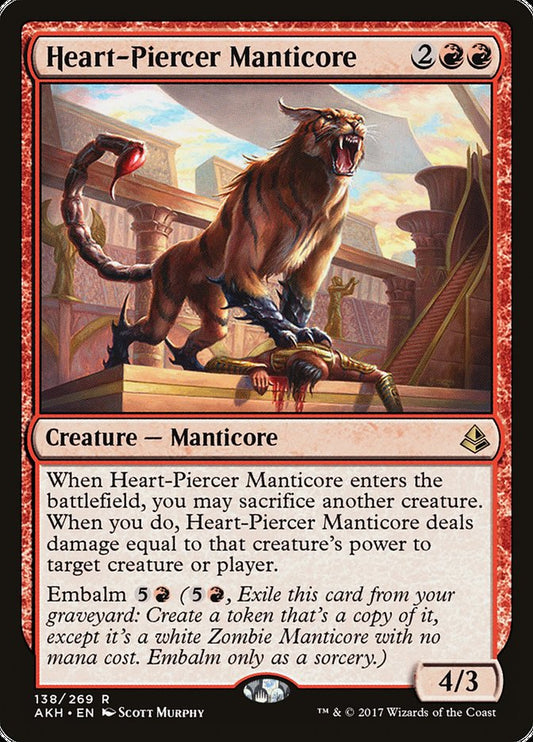 Heart-Piercer Manticore - AKH 138  (Foil)