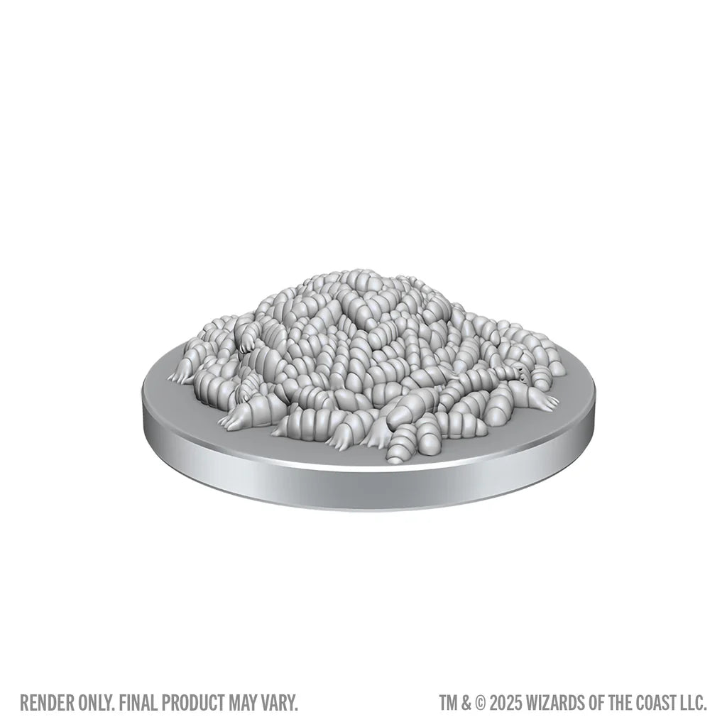 Nolzur's Marvelous Miniatures - Swarm of Rot Grubs & Rot Grub Vict - #90855