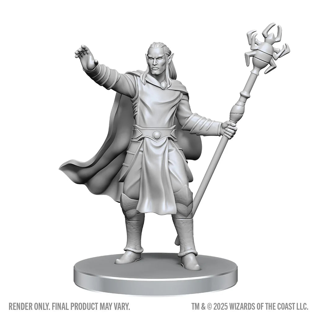 Nolzur's Marvelous Miniatures - Drow Mage & Yochlol - #90858