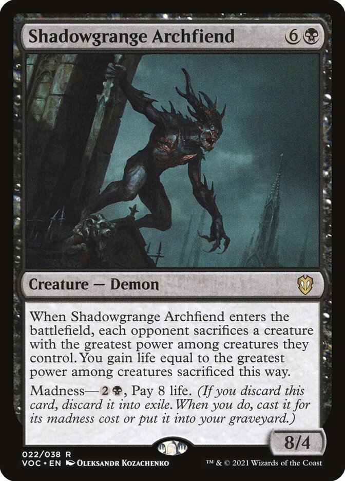 Shadowgrange Archfiend - VOC 22