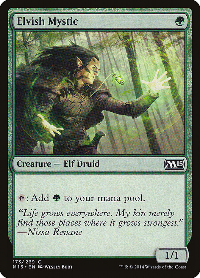 Elvish Mystic - Magic 2015 (M15) 173
