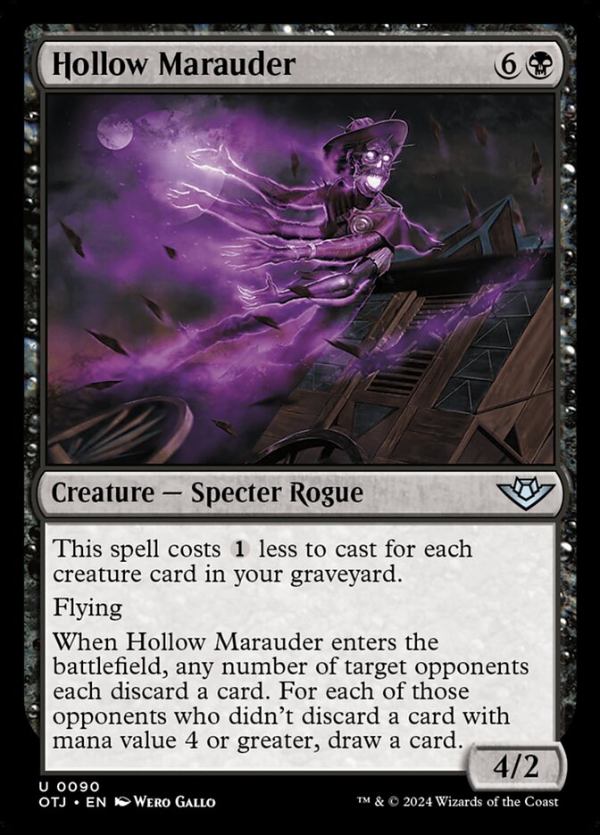 Hollow Marauder - Outlaws of Thunder Junction 90 (Foil)