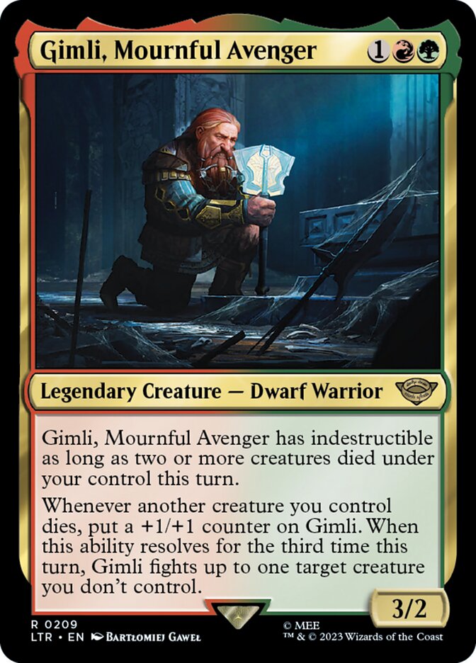 Gimli, Mournful Avenger - LTR 209