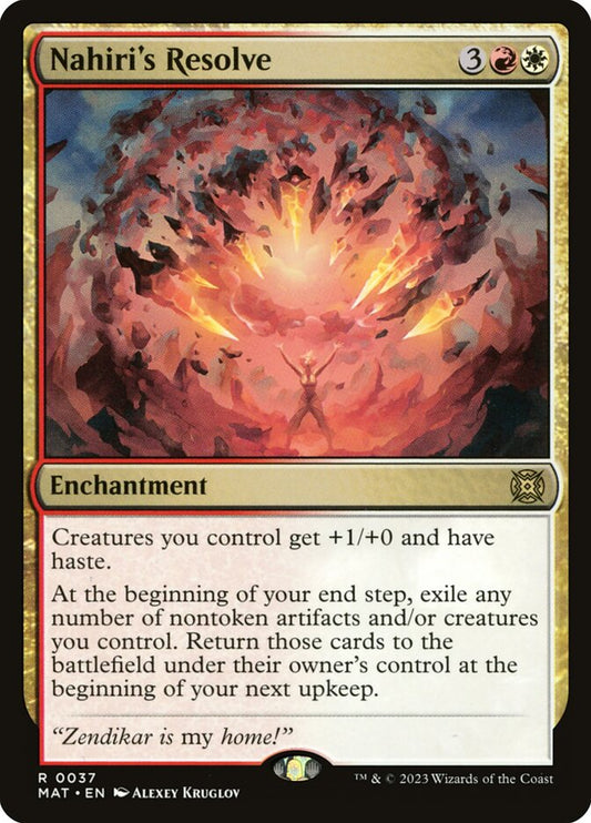 Nahiri's Resolve - MAT 37