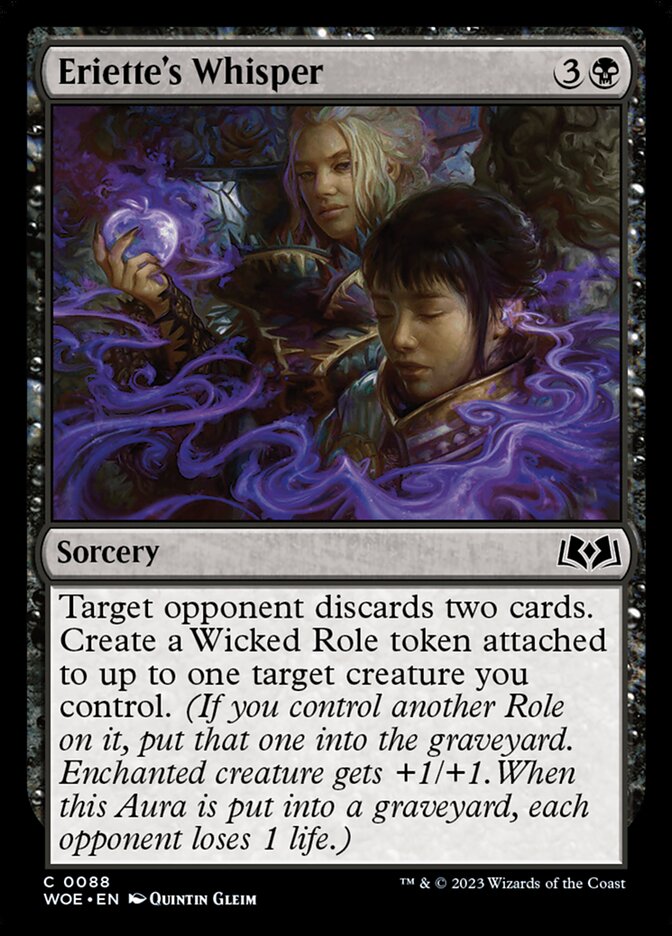 Eriette's Whisper - Wilds of Eldraine 88 (Foil)