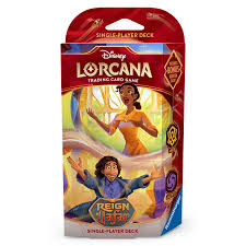 Disney Lorcana : Reign of Jafar Starter Deck - Amber and Amethyst (A Harmonious Team)