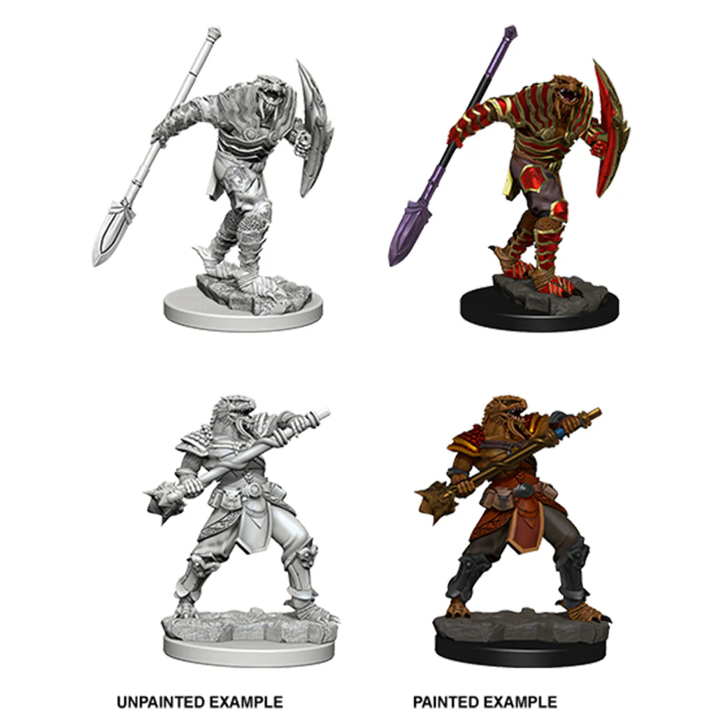 D&D Nolzur’s Marvelous Miniatures - Dragonborn Male Fighter with Spear - #73340