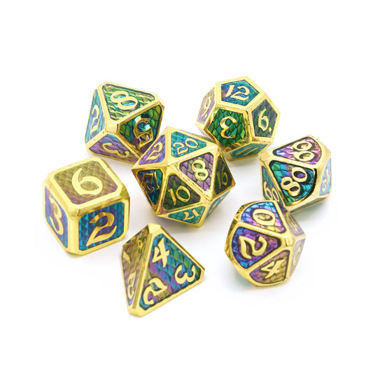 7pc RPG Set - Drakona Khaos Hemera - Die Hard Dice