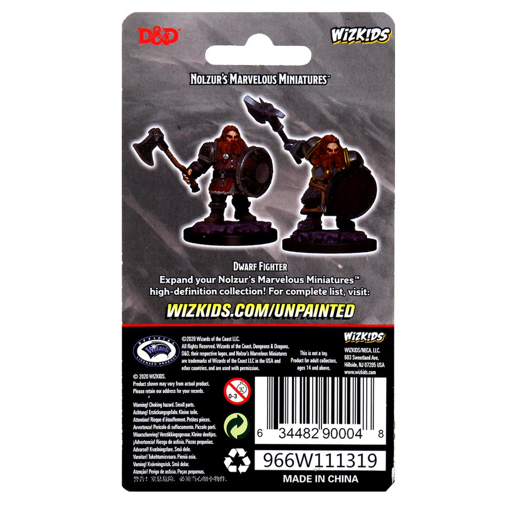 D&D Nolzur's Marvelous Miniatures - Dwarf Fighter #90004