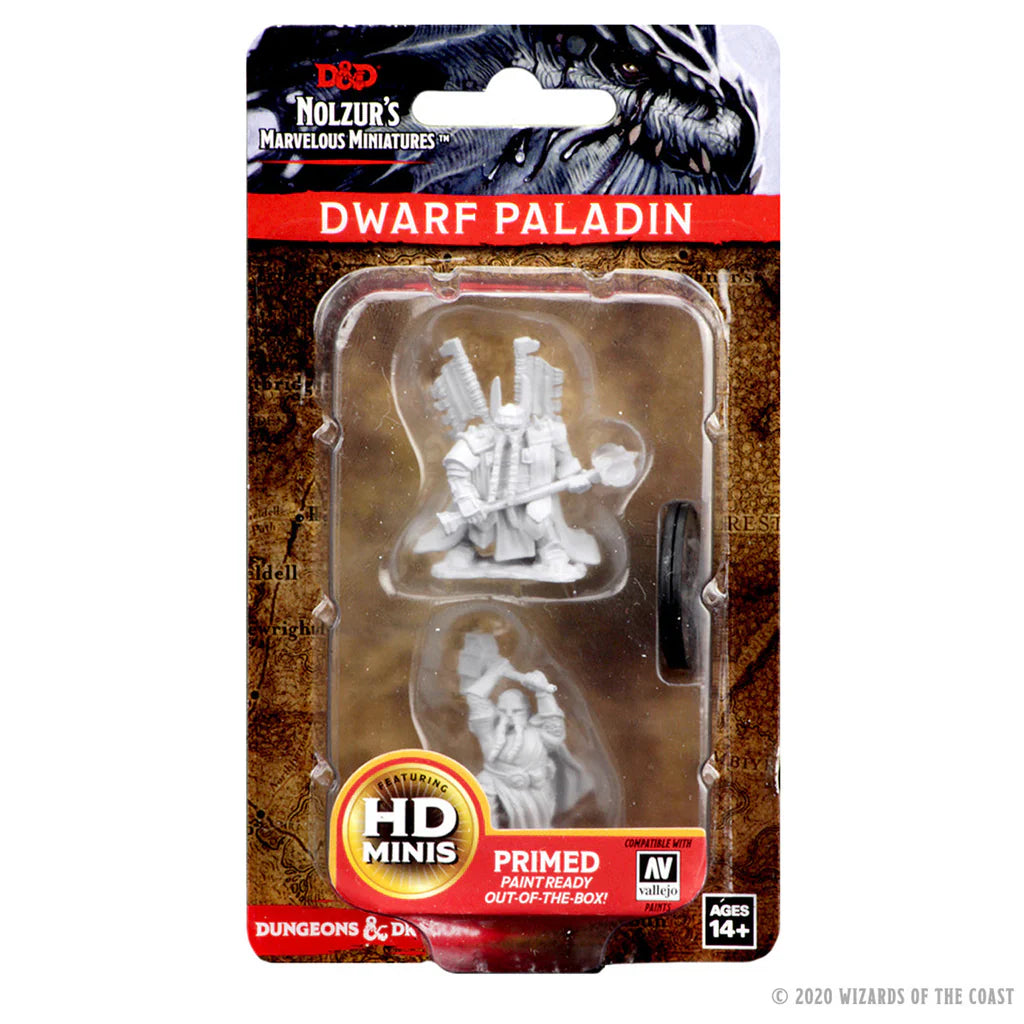 D&D Nolzur’s Marvelous Miniatures - Male Dwarf Paladin - #72630