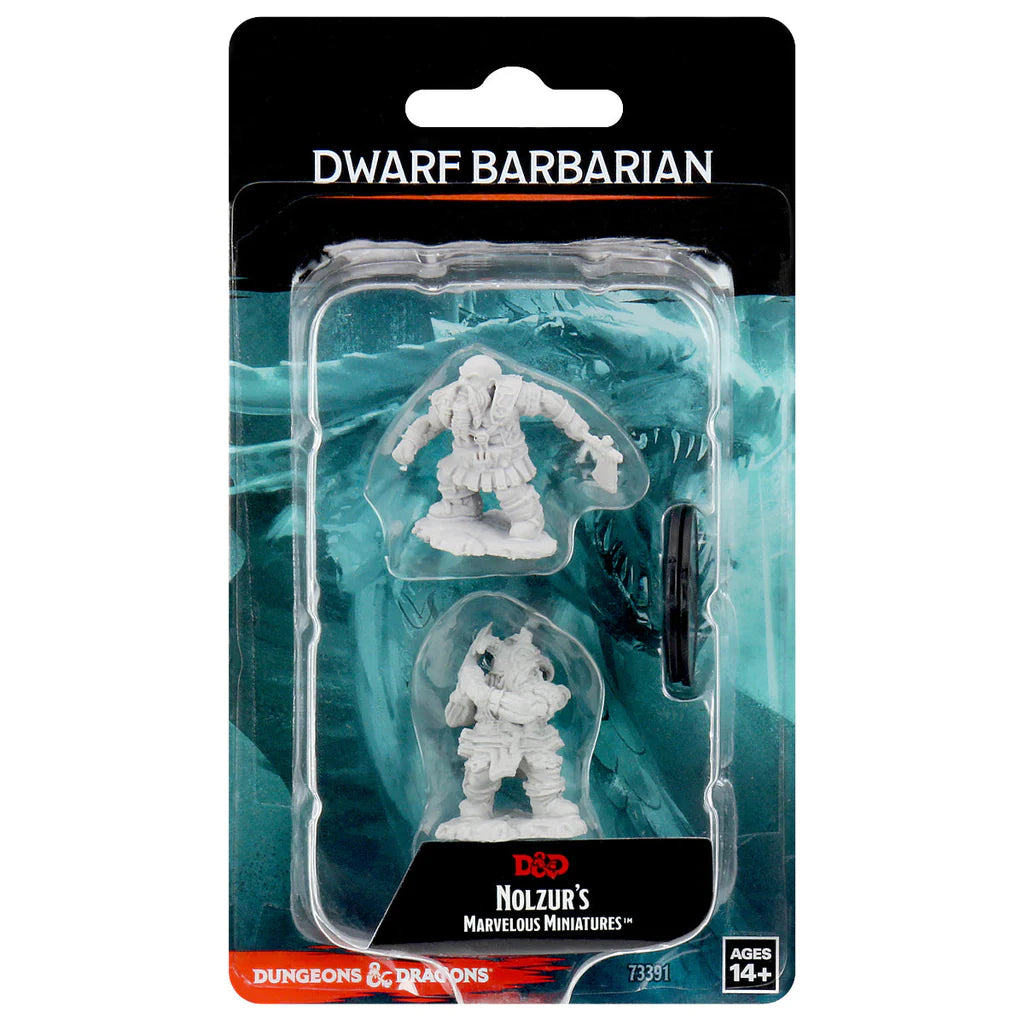 D&D Nolzur's Marvelous Miniatures: Male Dwarf Barbarian #73391