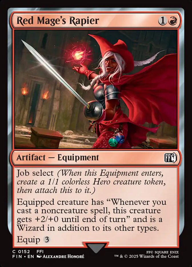 Red Mage's Rapier - FINAL FANTASY 152 (Foil)
