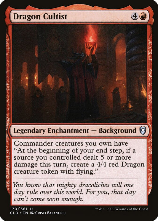 Dragon Cultist - Commander Legends: Battle for Baldur's Gate 170 (Foil)