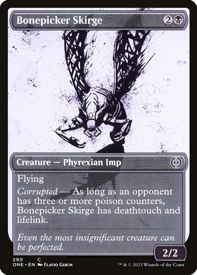 Bonepicker Skirge (Showcase) - Phyrexia: All Will Be One 290 (Foil)