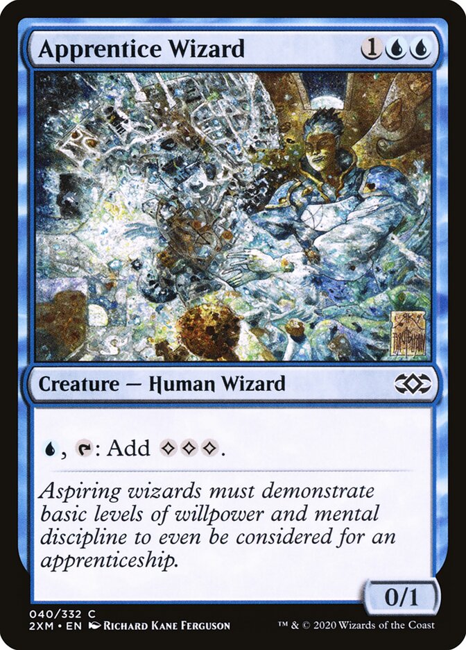 Apprentice Wizard - Double Masters 40 (Foil)