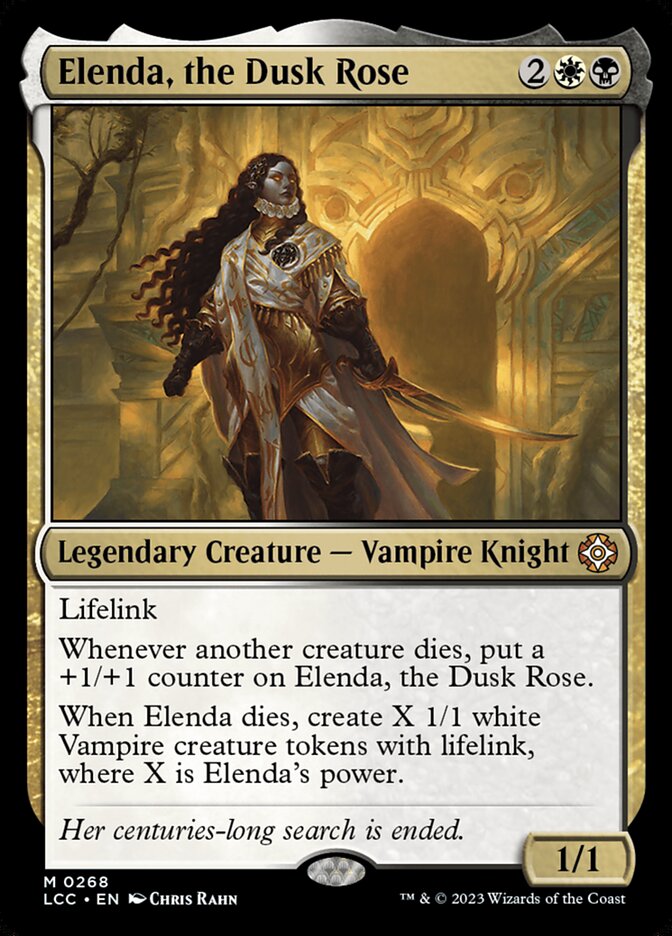 Elenda, the Dusk Rose - The Lost Caverns of Ixalan Commander 268