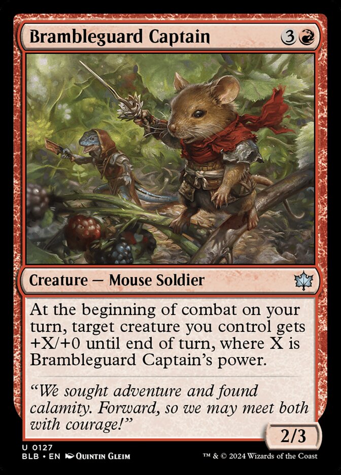 Brambleguard Captain - Bloomburrow 127