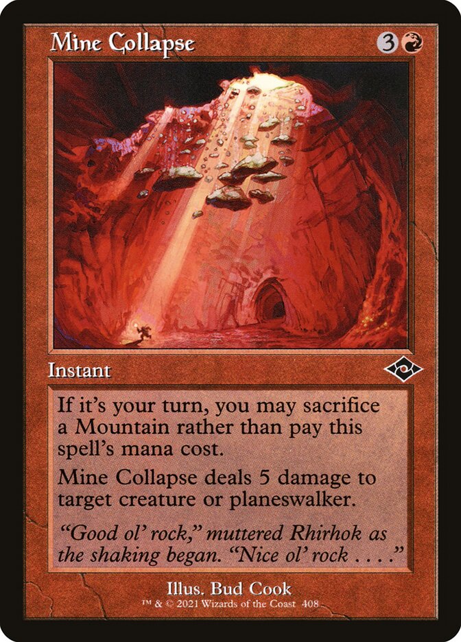 Mine Collapse - MH2 408  (Foil)