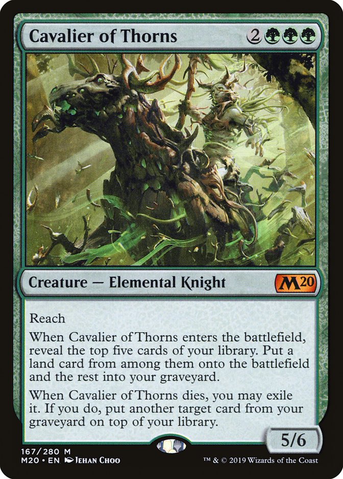 Cavalier of Thorns - M20 167