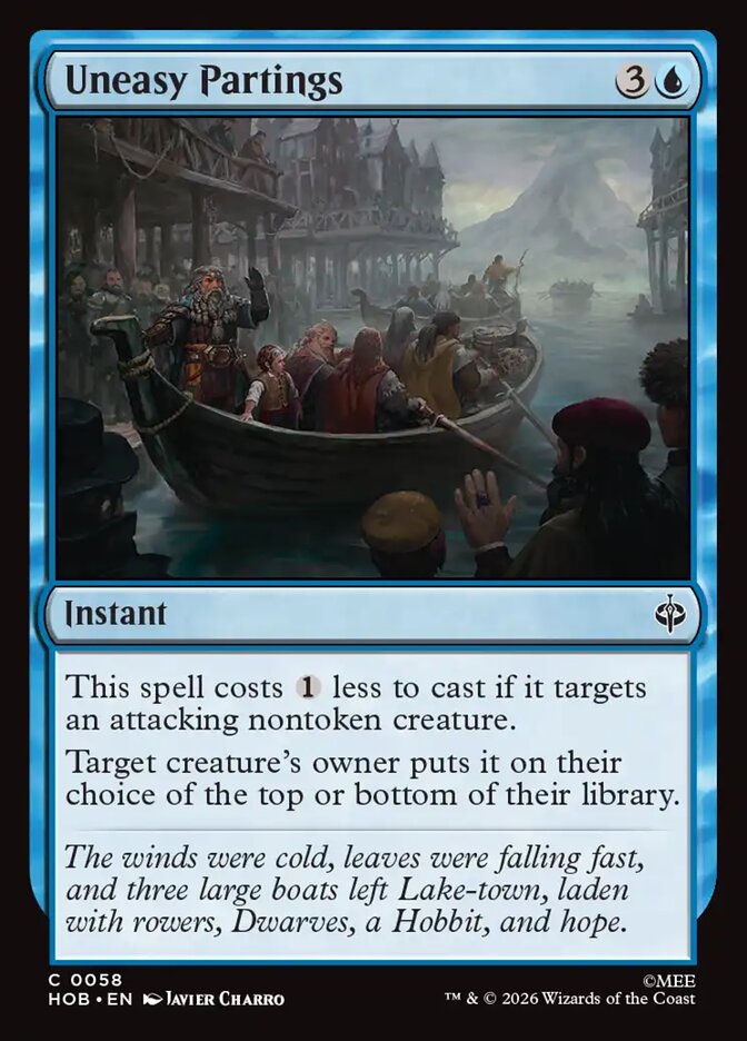 Uneasy Partings - The Hobbit 58 (Foil)