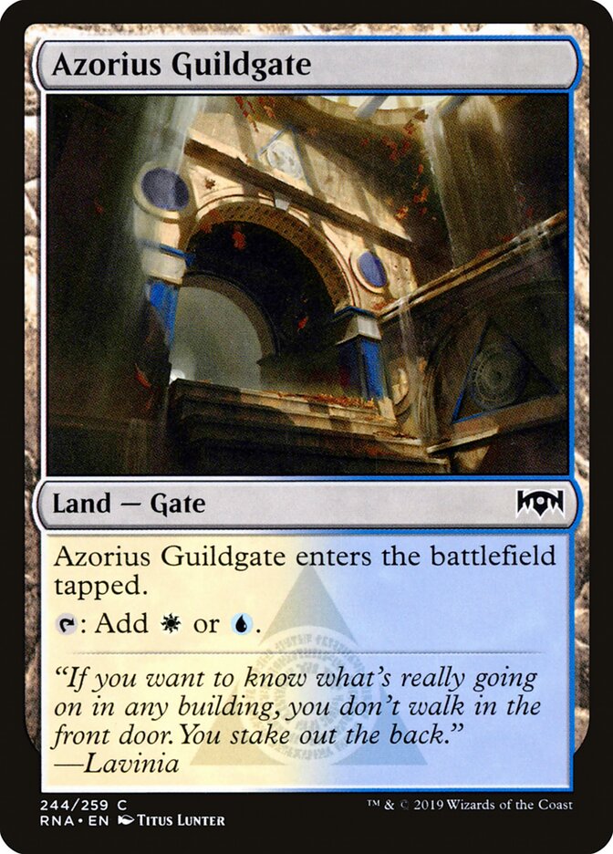 Azorius Guildgate - Ravnica Allegiance 244