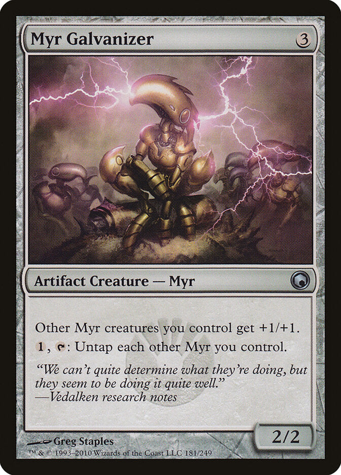 Myr Galvanizer - Scars of Mirrodin 181